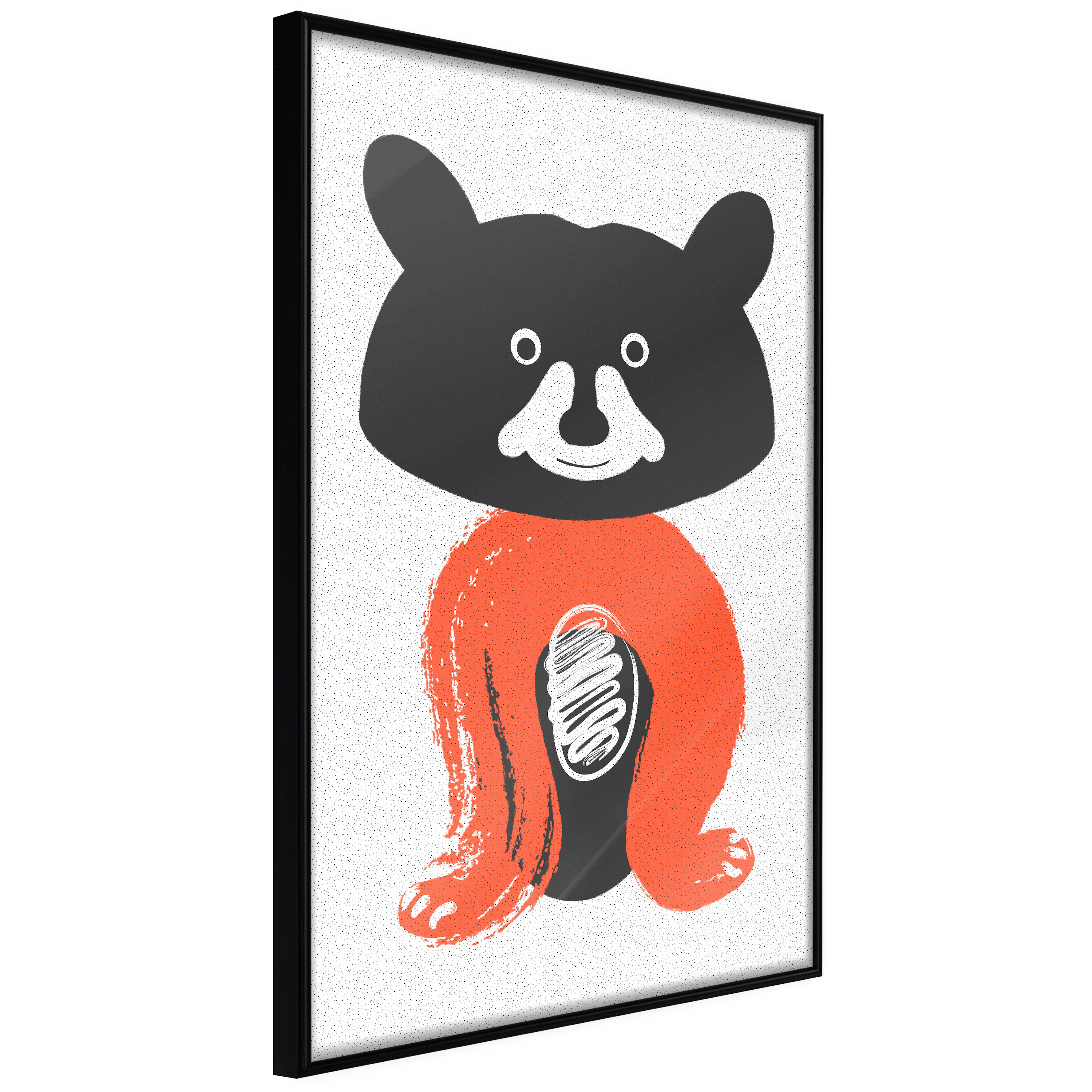 Affisch - Nice Mr. Raccoon [Poster] 40x60 Svart ram, 40x60 cm