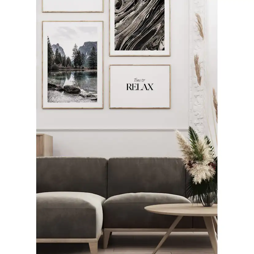 Poster Gallerix View On The Alps