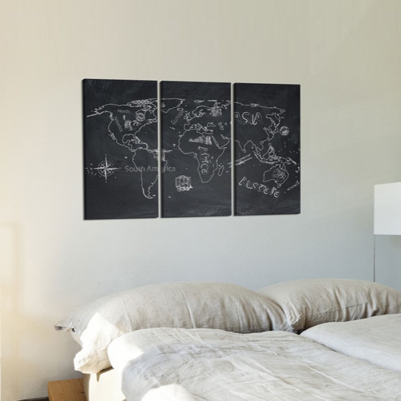 Anslagstavla Arkiio Travel Broadens the Mind Triptych