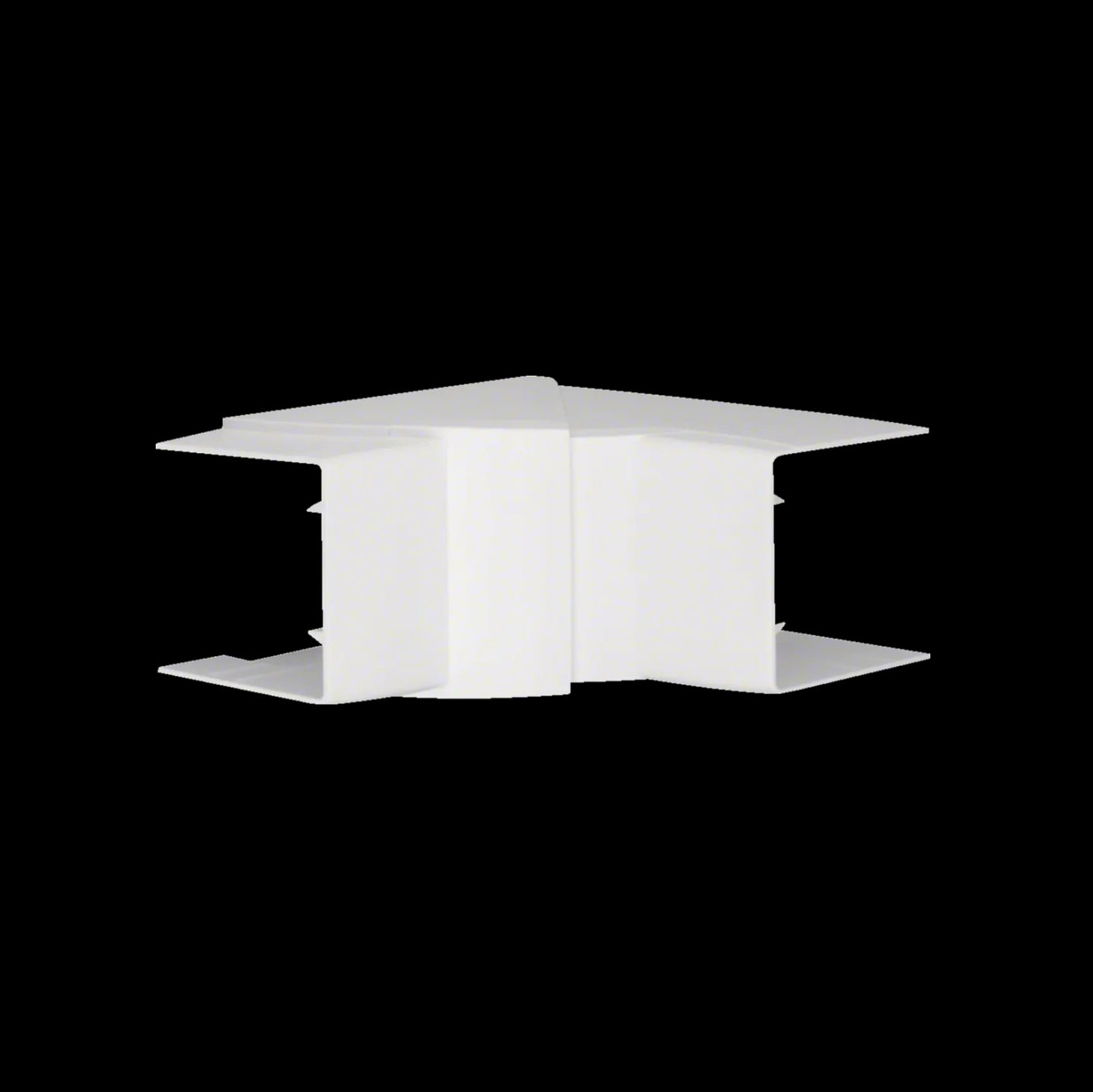 Innerhörn till Matarkanal Hager LF/LFH Flexibel 60 x 60 mm Halogenfri Vit RAL 9016