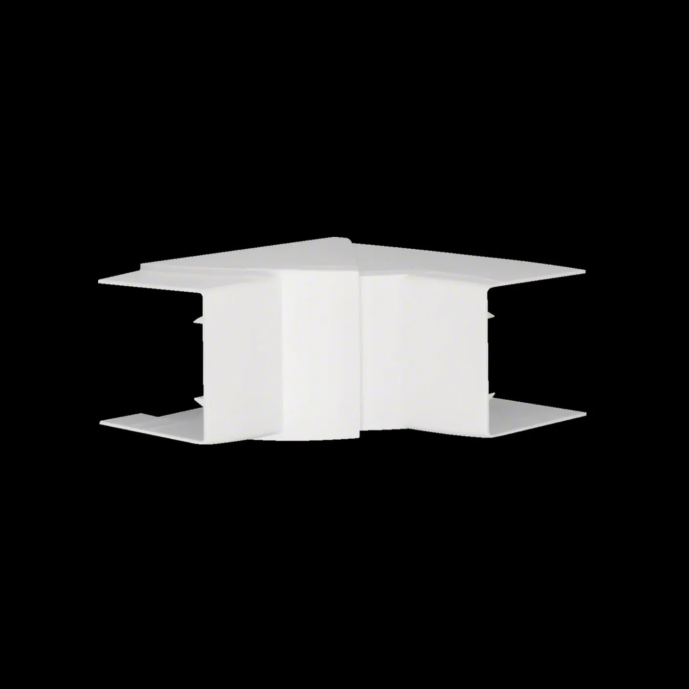 Innerhörn till Matarkanal Hager LF/LFH Flexibel 60 x 60 mm Halogenfri Vit RAL 9016