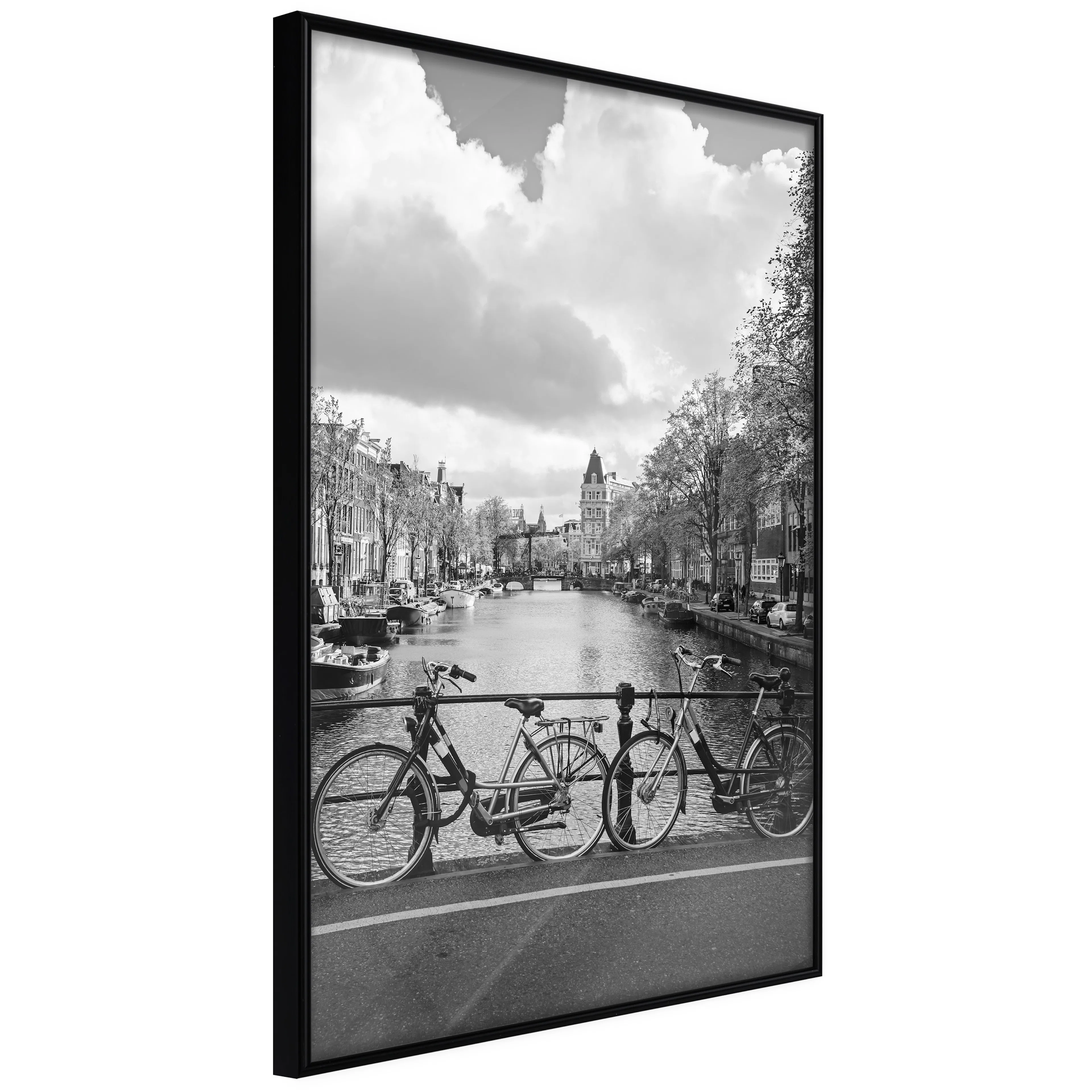 Poster Artgeist Affisch Bikes On Bridge