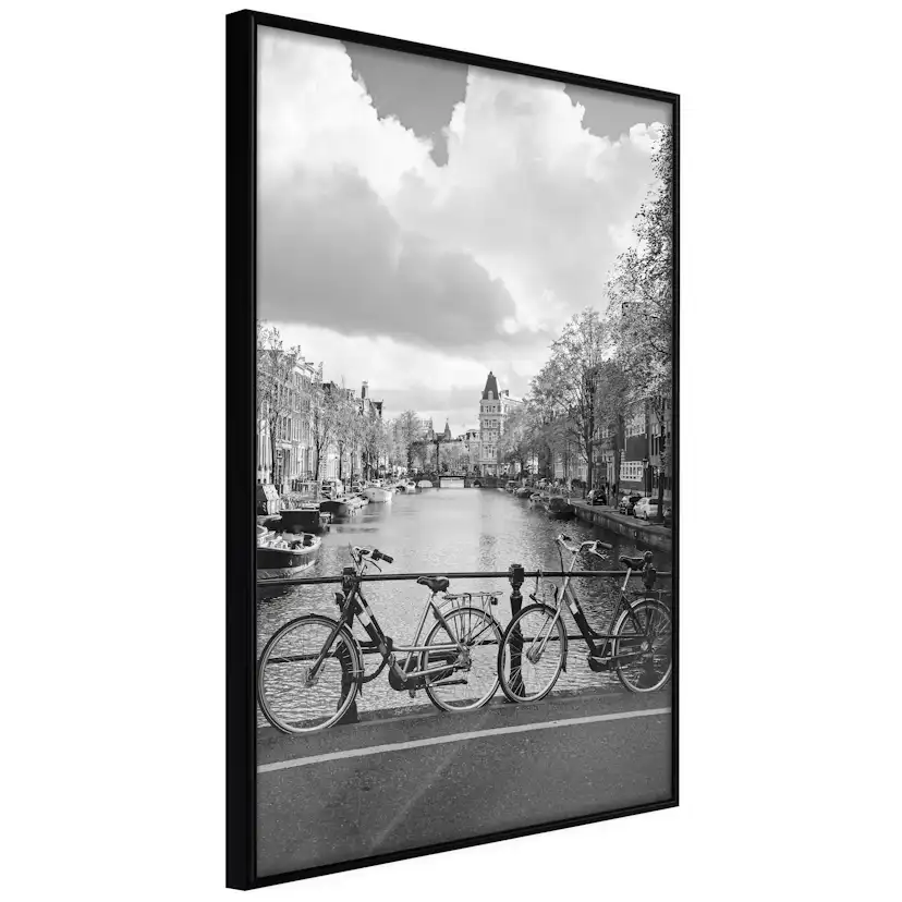 Poster Artgeist Affisch Bikes On Bridge