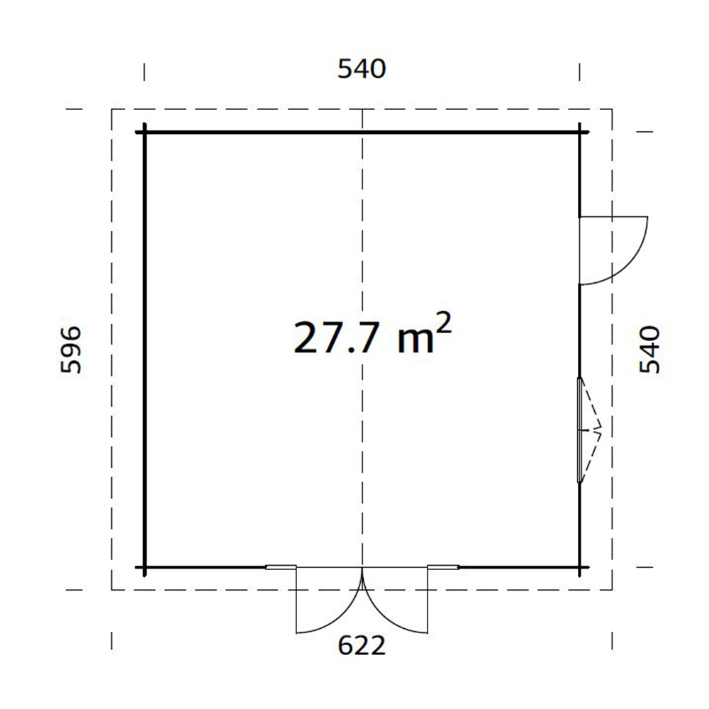 Stuga Palmako Irene 29,2 m2