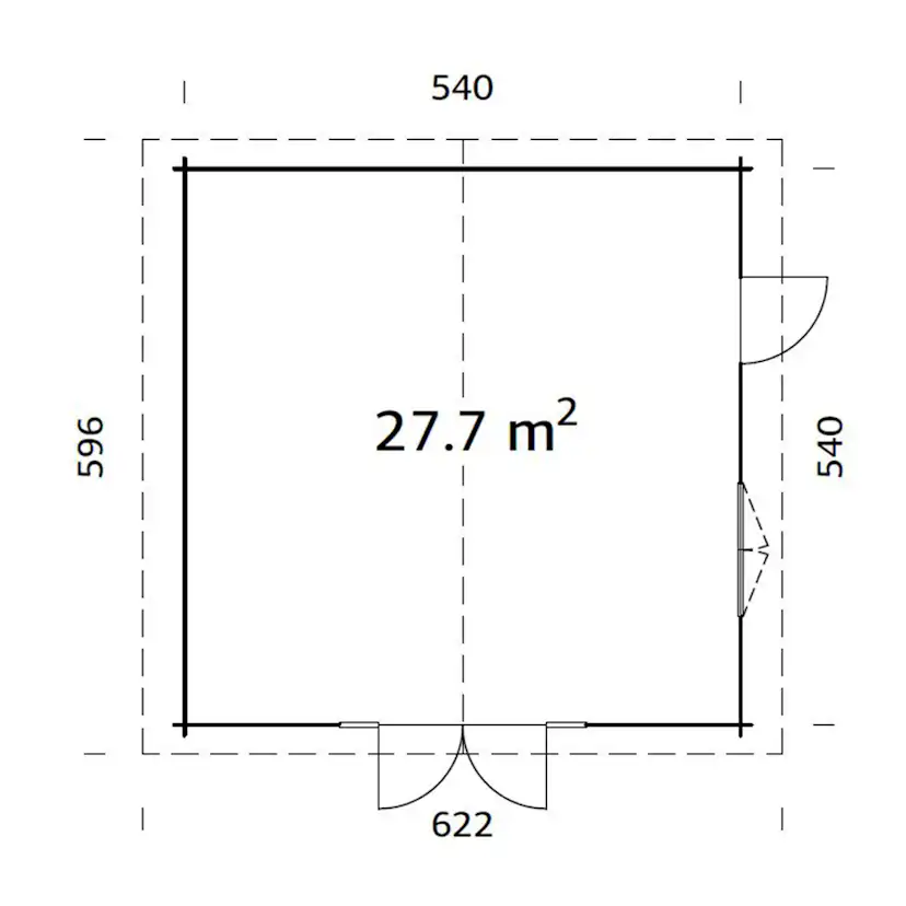 Stuga Palmako Irene 29,2 m2