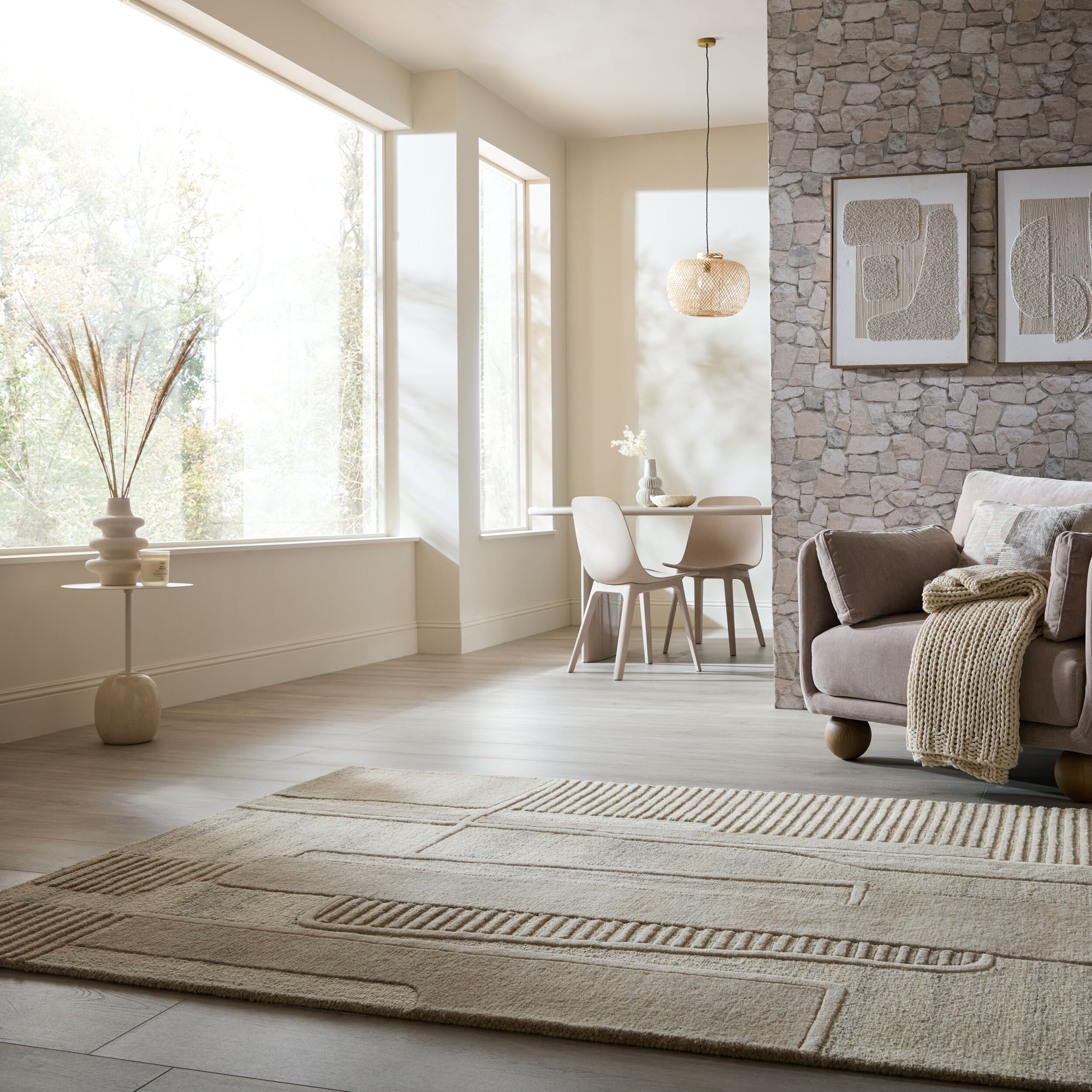 Rektangulär Matta Flair Rugs Lira Wool