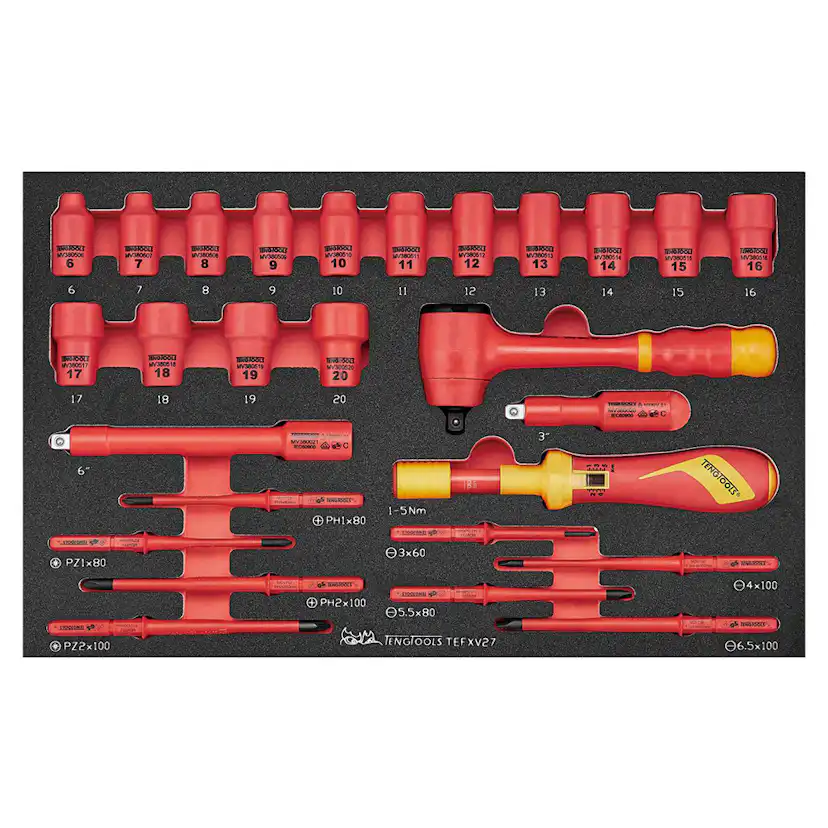 Verktygssats Teng Tools TEFXV27 1 000 V