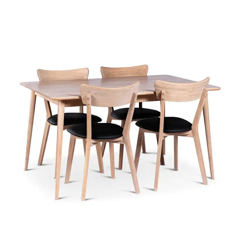 Matgrupp Stenexpo Odense med 4 Eksjö Stolar