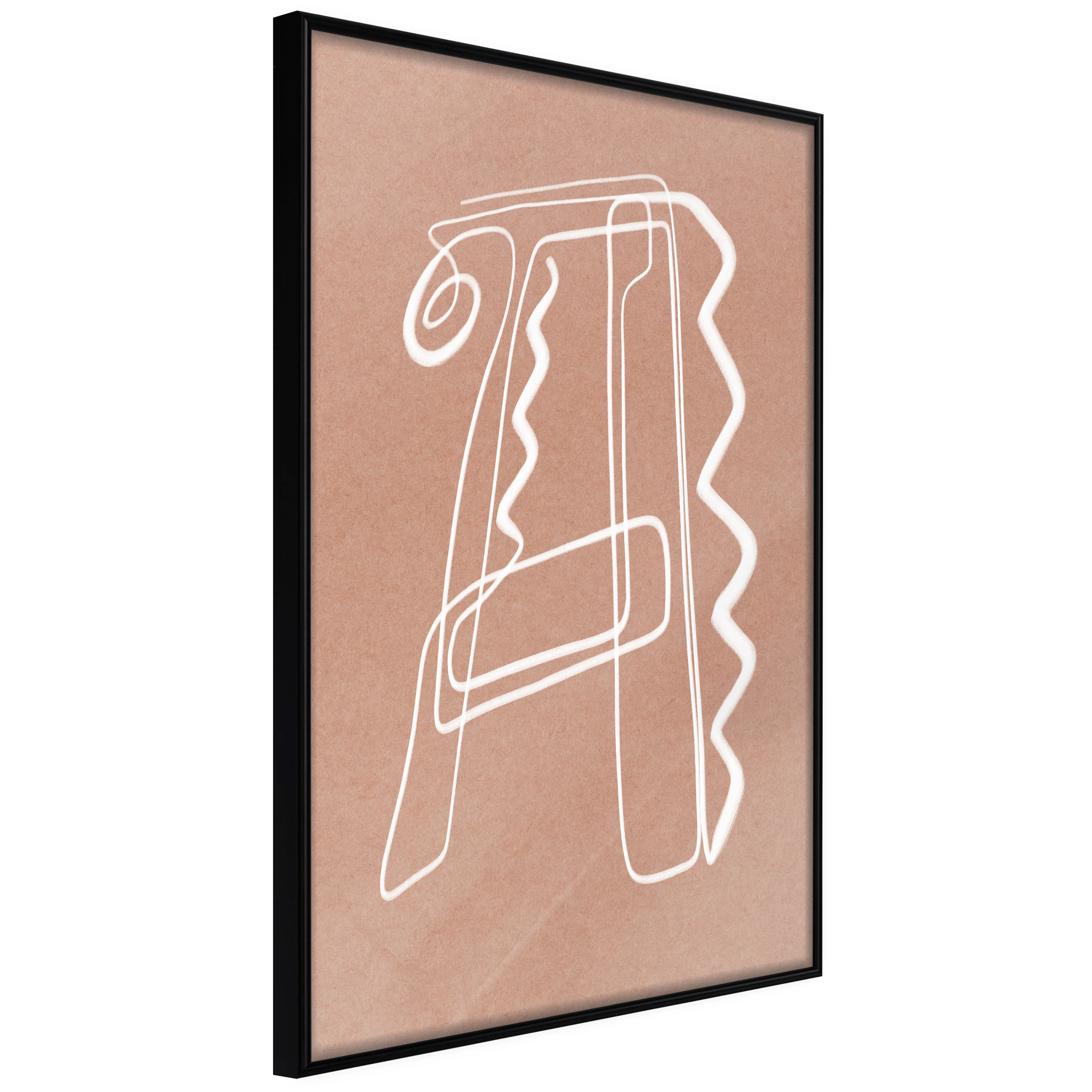Affisch - Stylish A [Poster] 40x60 Svart ram, 40x60 cm