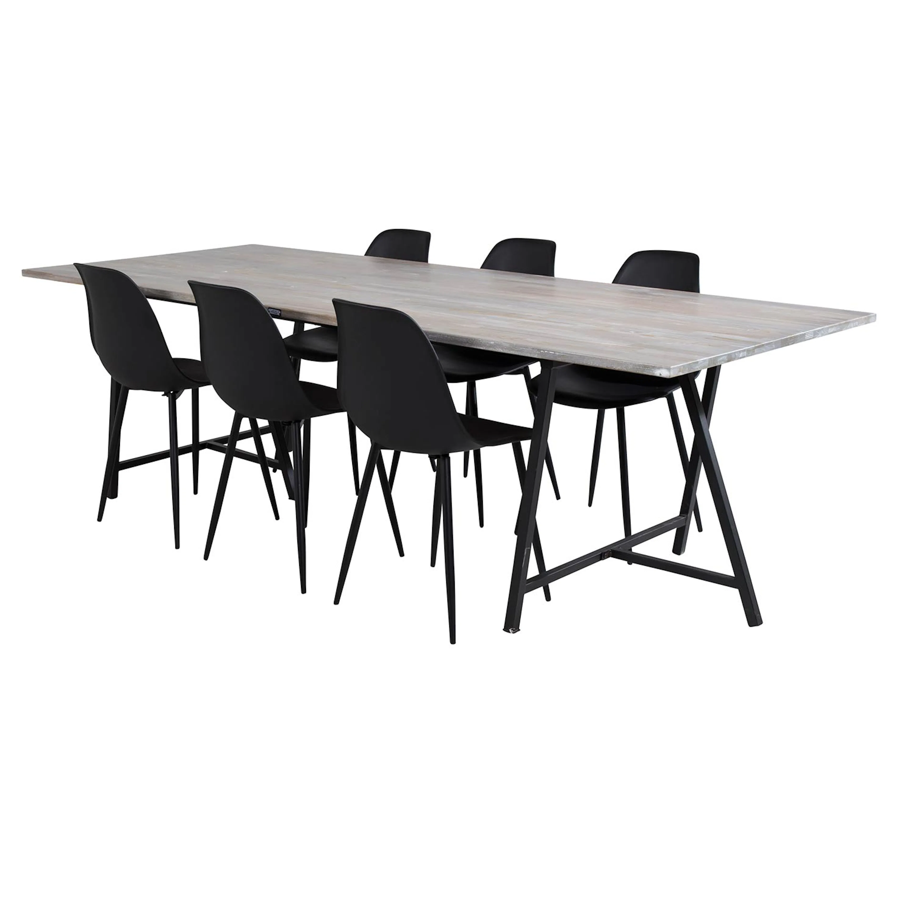 Matgrupp Venture Home Jenni med 6 Pop Stolar