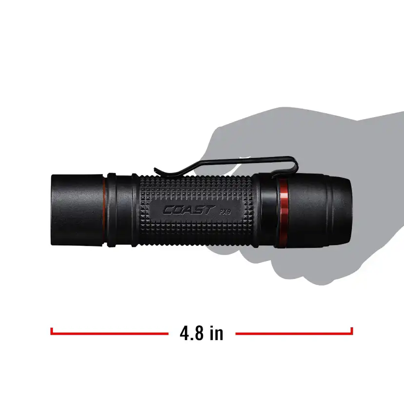 Ficklampa Coast Uppladdningsbar Px9R 1000 Lumen
