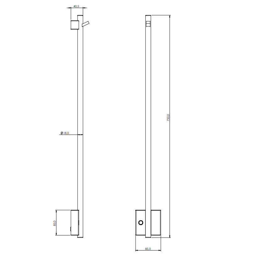 Handdukstork Tapwell TW750-85