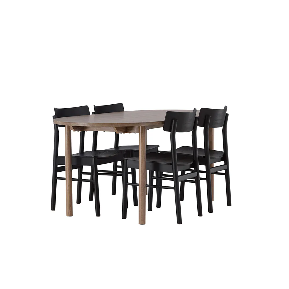 Matgrupp Venture Home Andy med 4 Montros Stolar