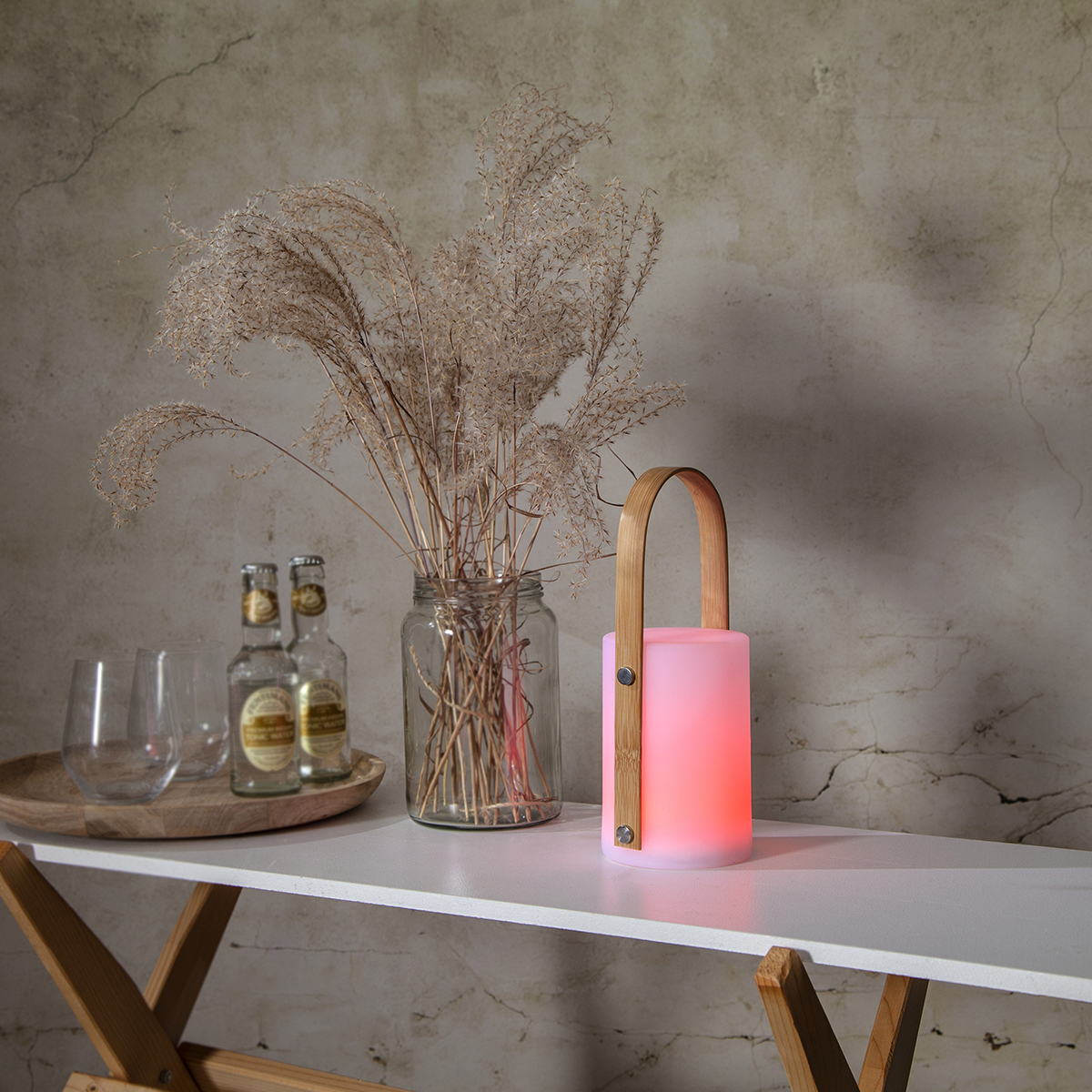 Uppladdningsbar Lampa Star Trading Lykta Lisa LED