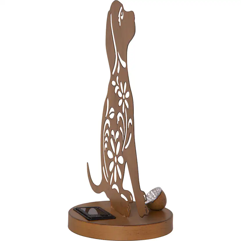 Solcellsdekoration Star Trading Oxidog Rost 33 cm