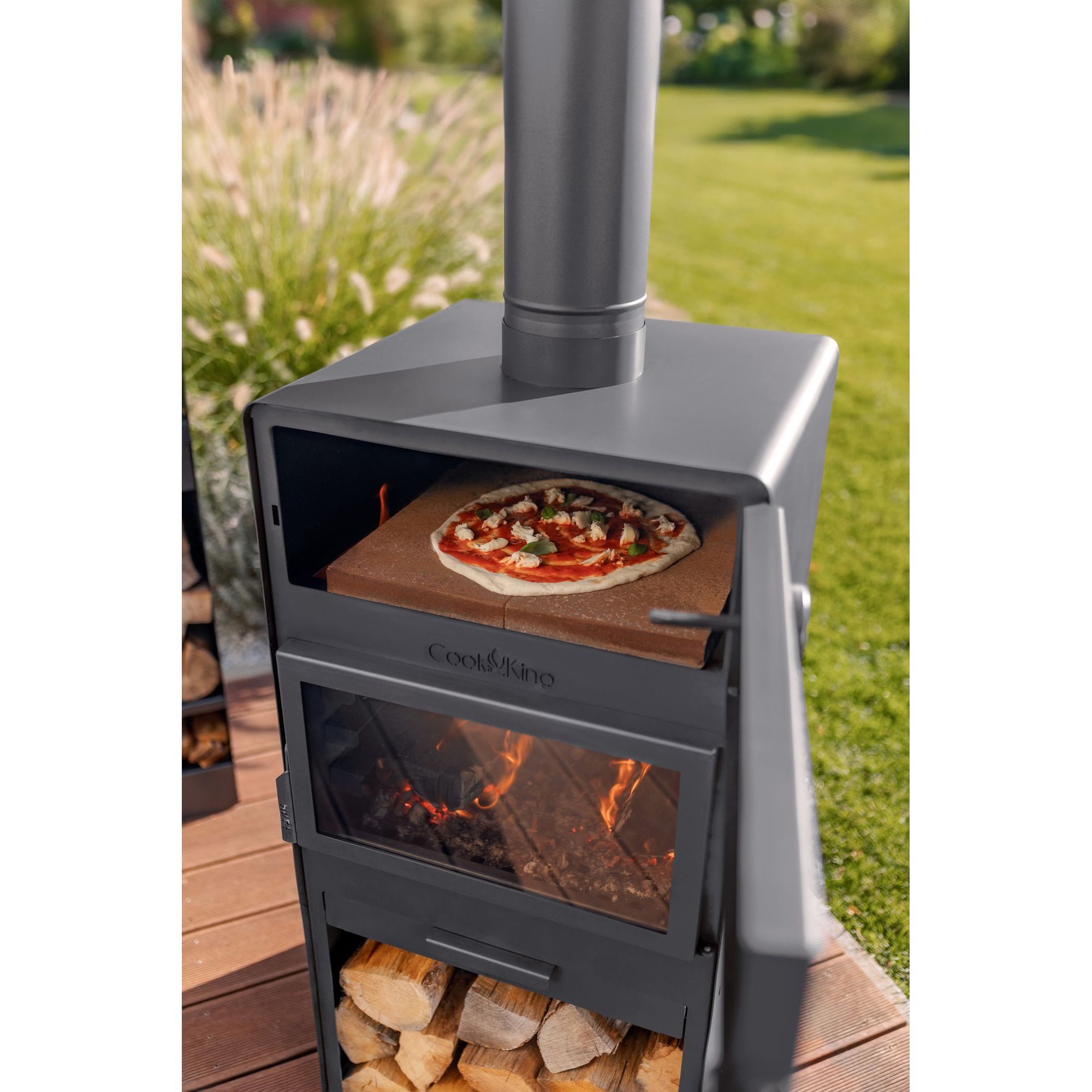 Eldstad Jabo CookKing Vento 50x43x150 cm