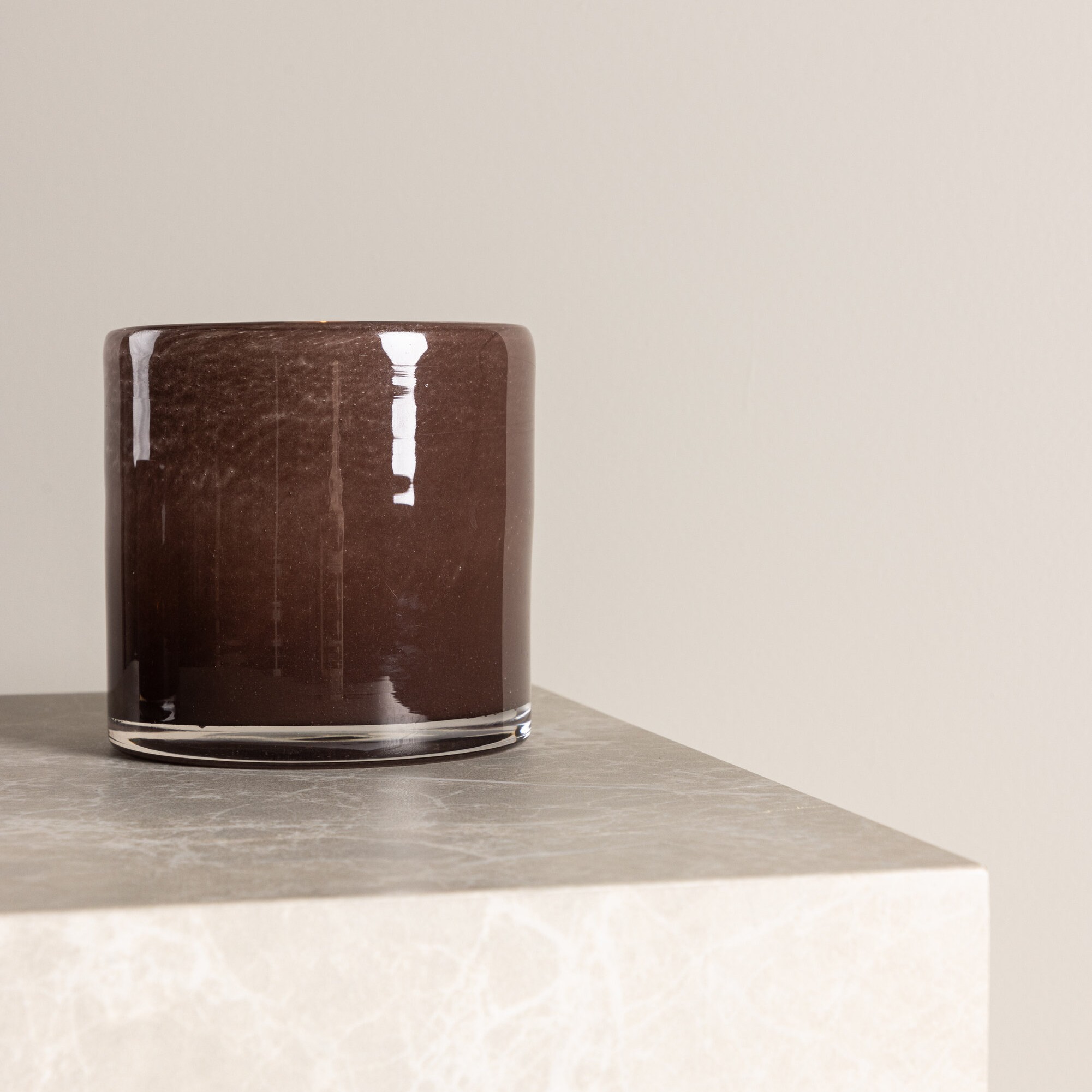 Glora Lantern  - Brown - 12*12Hcm Brun, H: 120 mm