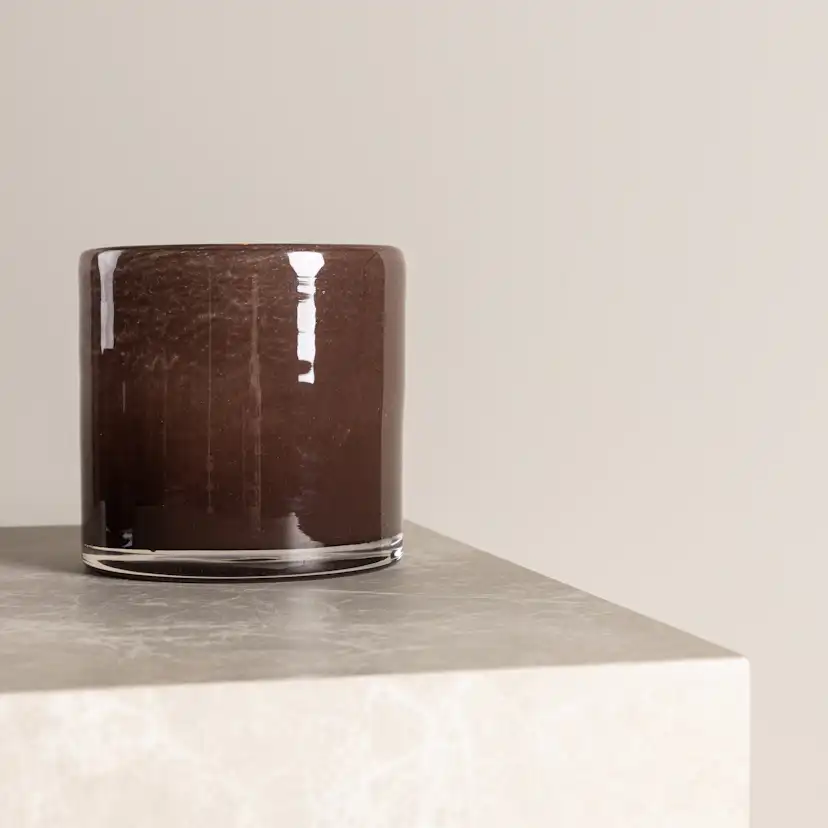 Glora Lantern - Brown - 12*12Hcm Brun, H: 120 mm