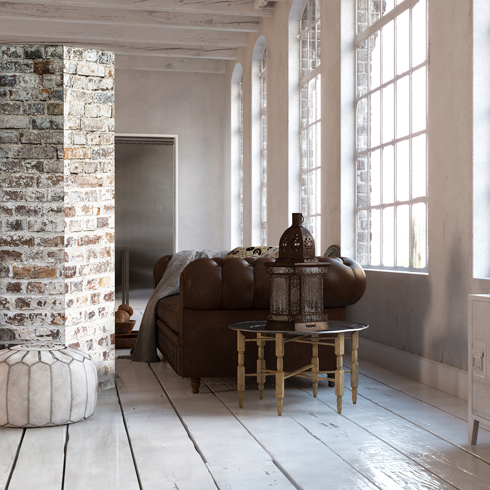 Rumsavdelare Arkiio Old Walls 135x172 cm