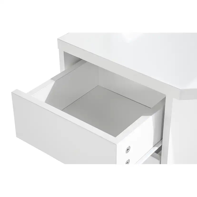 Sminkbord In Living Hidingsta med Spegel, Lådor & Pall