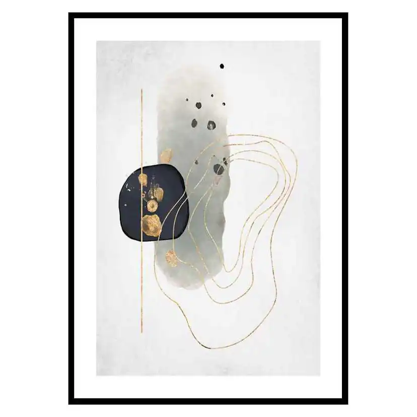 Poster Gallerix Abstract in Layers No2