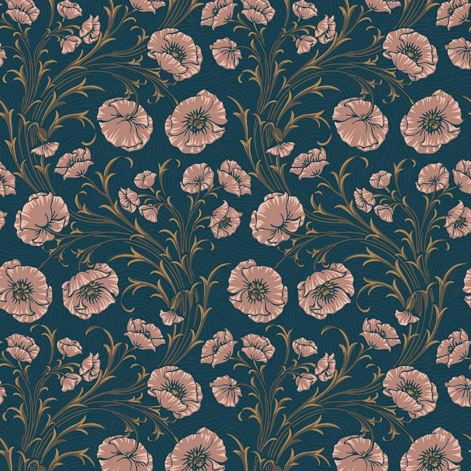 Tapet Boråstapeter Poppy Flow 2272