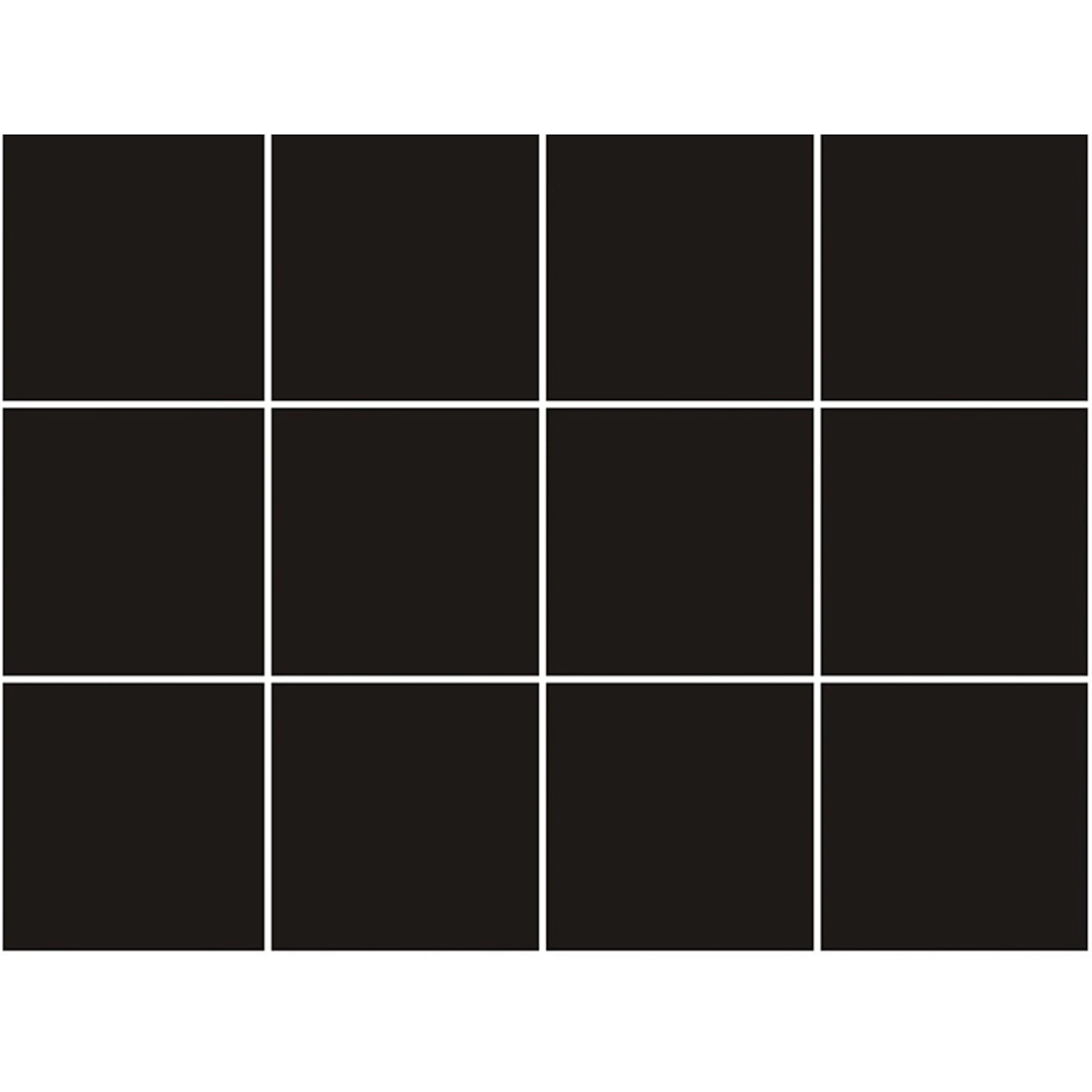Klinker Konradssons Color 2 Black Svart Matt 10x10 cm