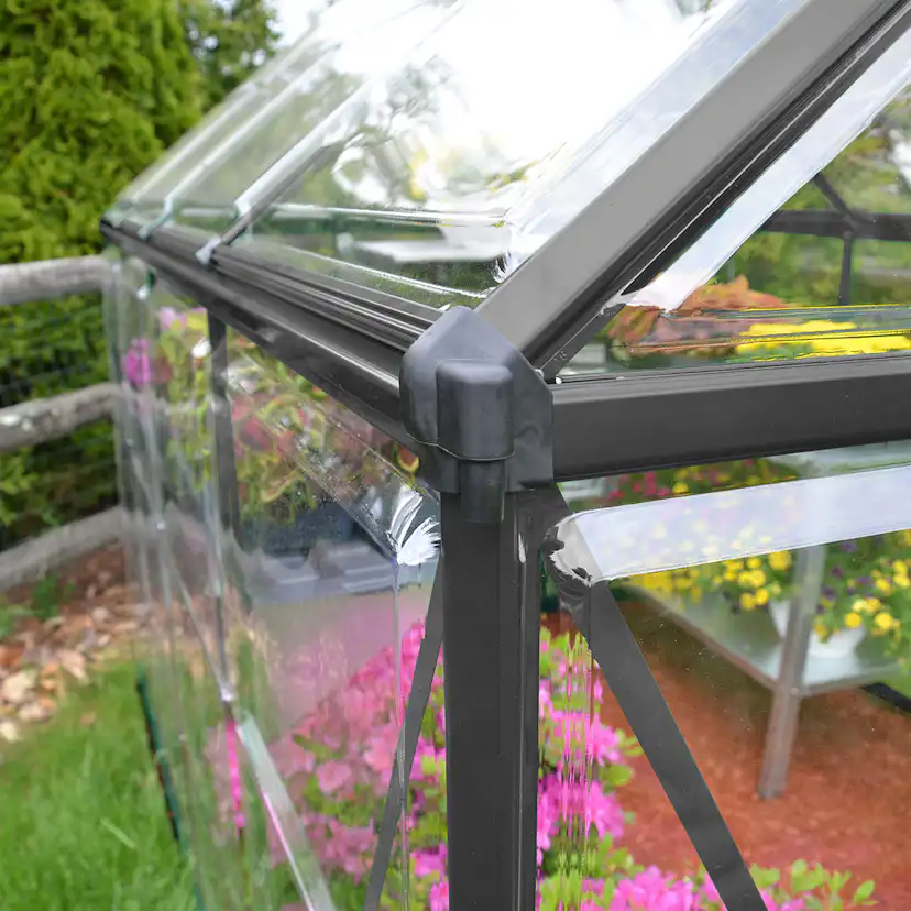 Växthus Canopia by Palram Harmony Aluminiumram med UV-Skyddad Polykarbonat & Ventilationsfönster, 2,3 m²