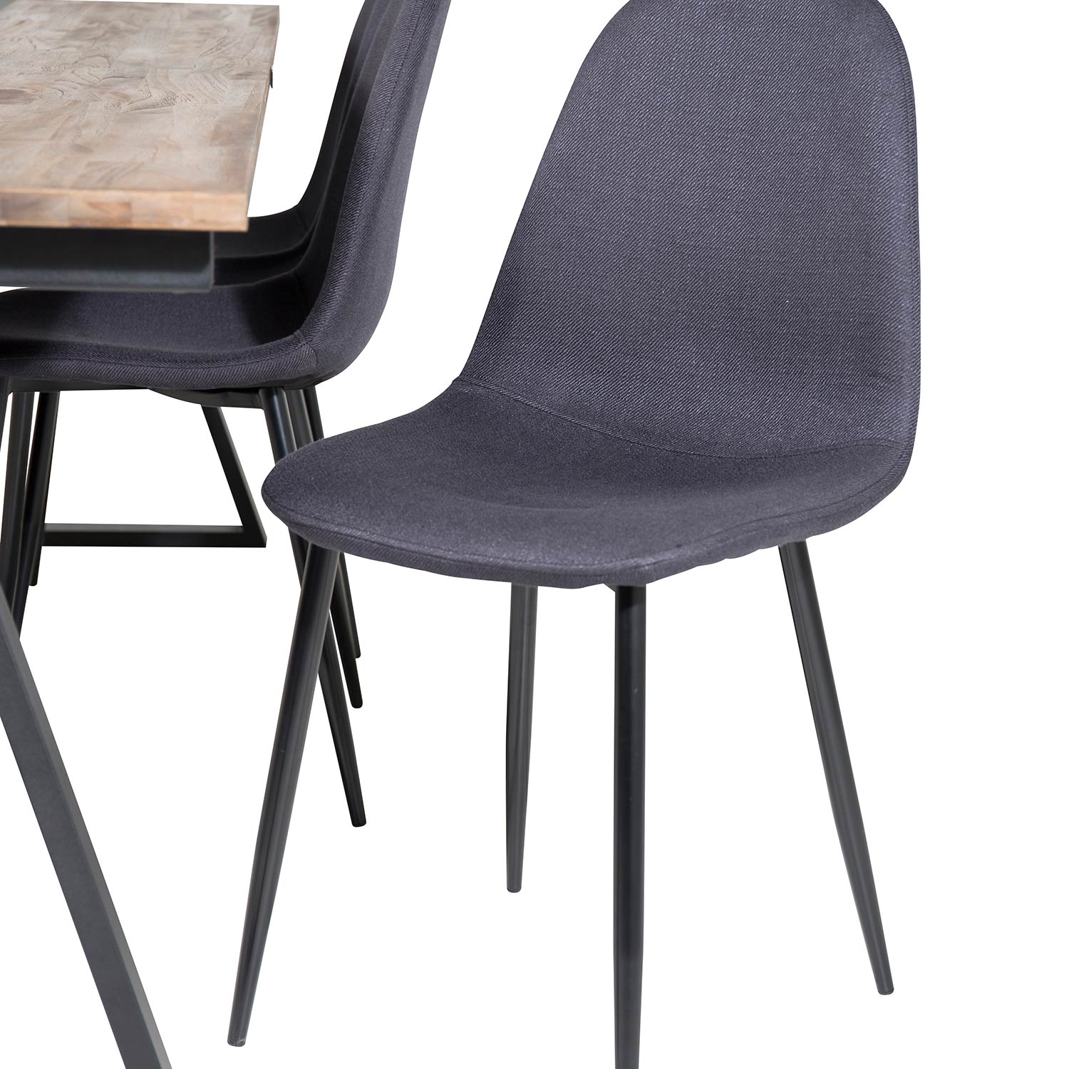 Matgrupp Venture Home Jane med 6 Pobbie Stolar Polyestertyg