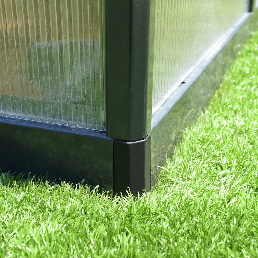Växthus Canopia by Palram Glory Aluminiumram med UV-Skyddad Polykarbonat & Automatisk Ventilationsöppnare, 6,2 m²