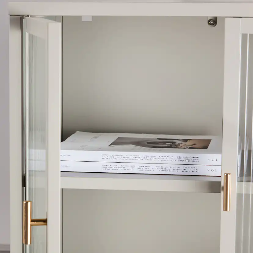 Skåp Venture Home Garis med Glasdörrar