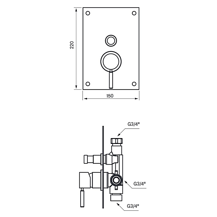 Duschblandare Tapwell Box 015