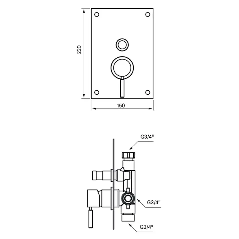 Duschblandare Tapwell Box 015