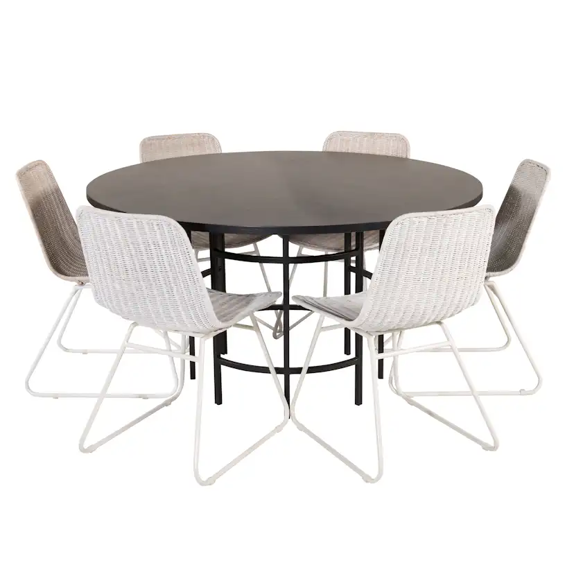 Matgrupp furniture/fashion Copenhagen med 6 Cornelia Stolar