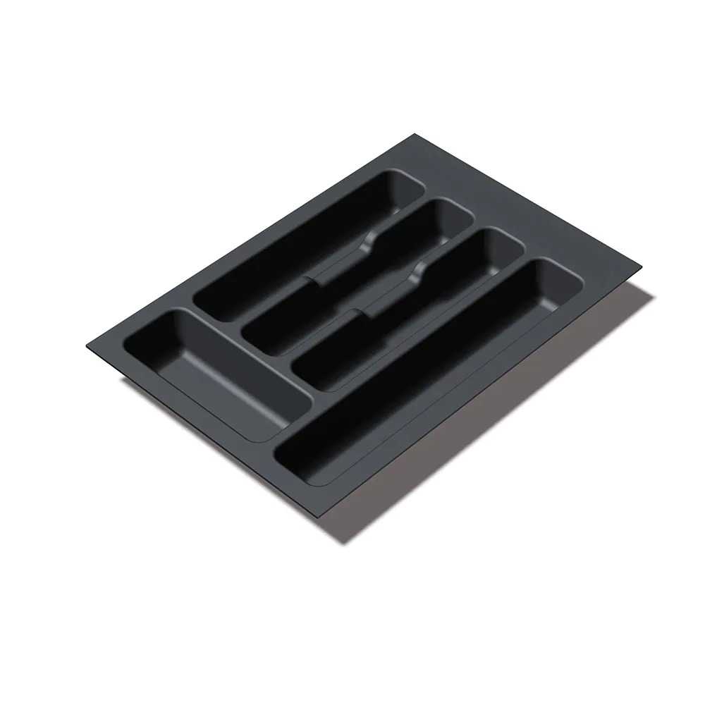 Lådinsats Beslag Design Besticklåda Classic 500 Mörkgrå