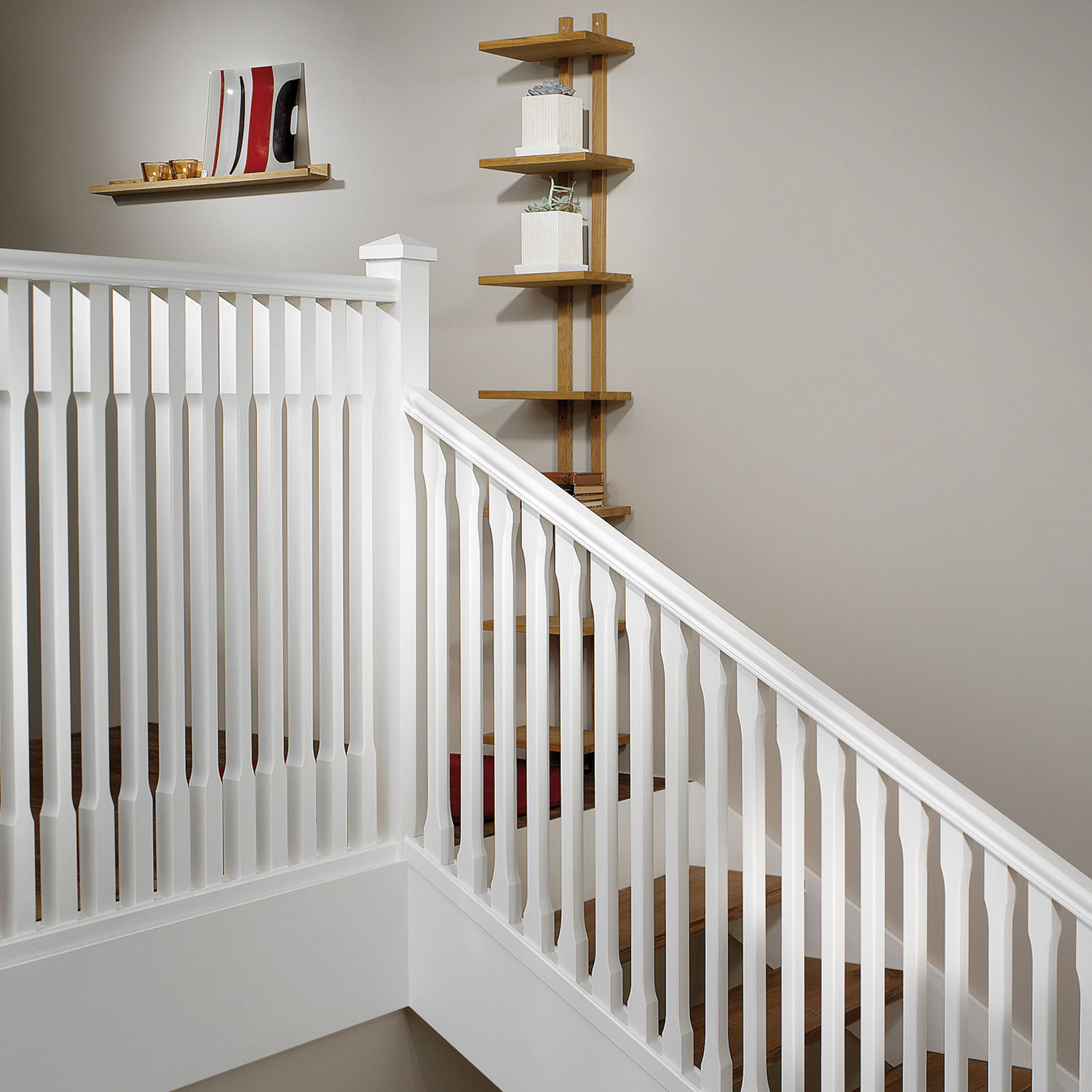 Ändstolpe Lundbergs Helsinki Vit