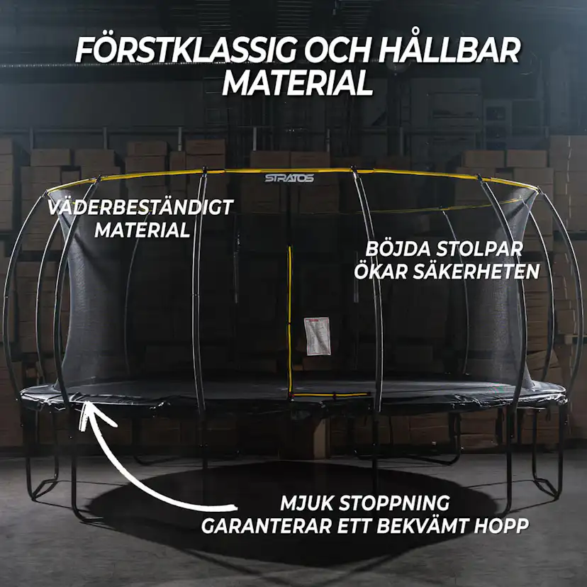 STRATOS TRAMPOLINE 366CM/12FT L: 366 cm