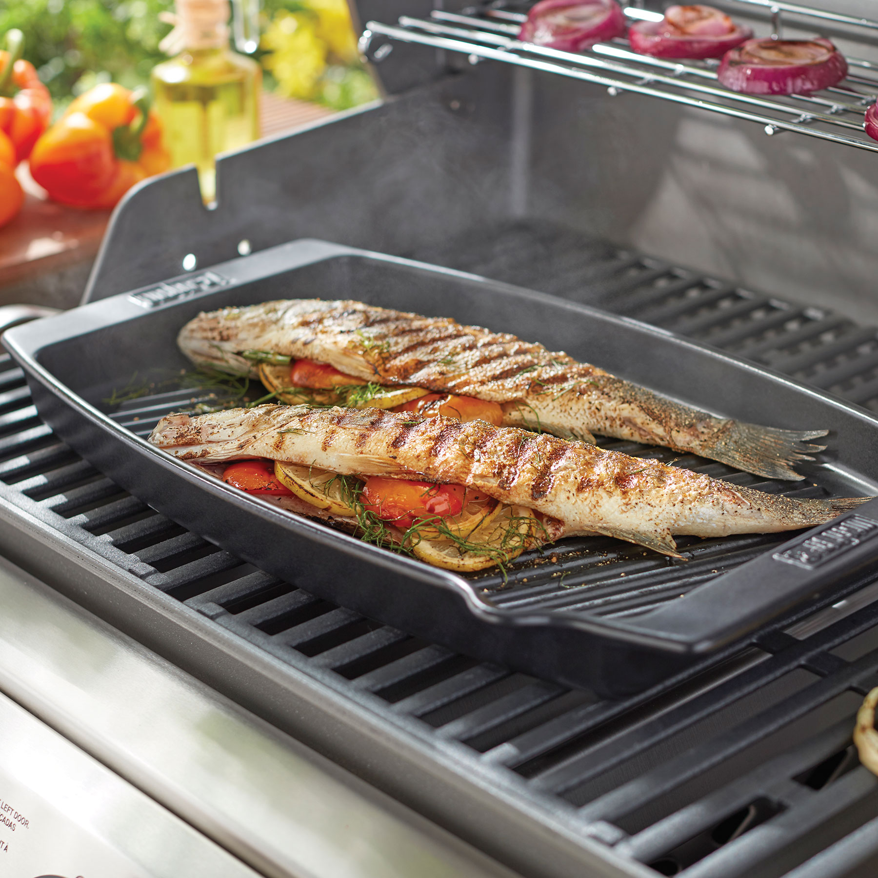 Grillform Weber Svart i Keramik