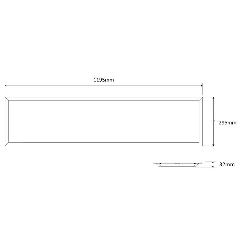 LED-Panel Westal WLP 20W 3221Lm Da 300X1200 Backlit