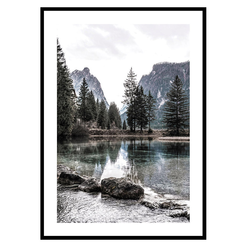 Poster Gallerix View On The Alps