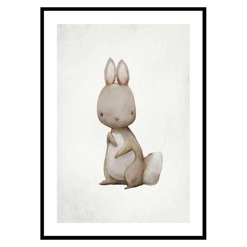 Poster Gallerix Watercolor Hare