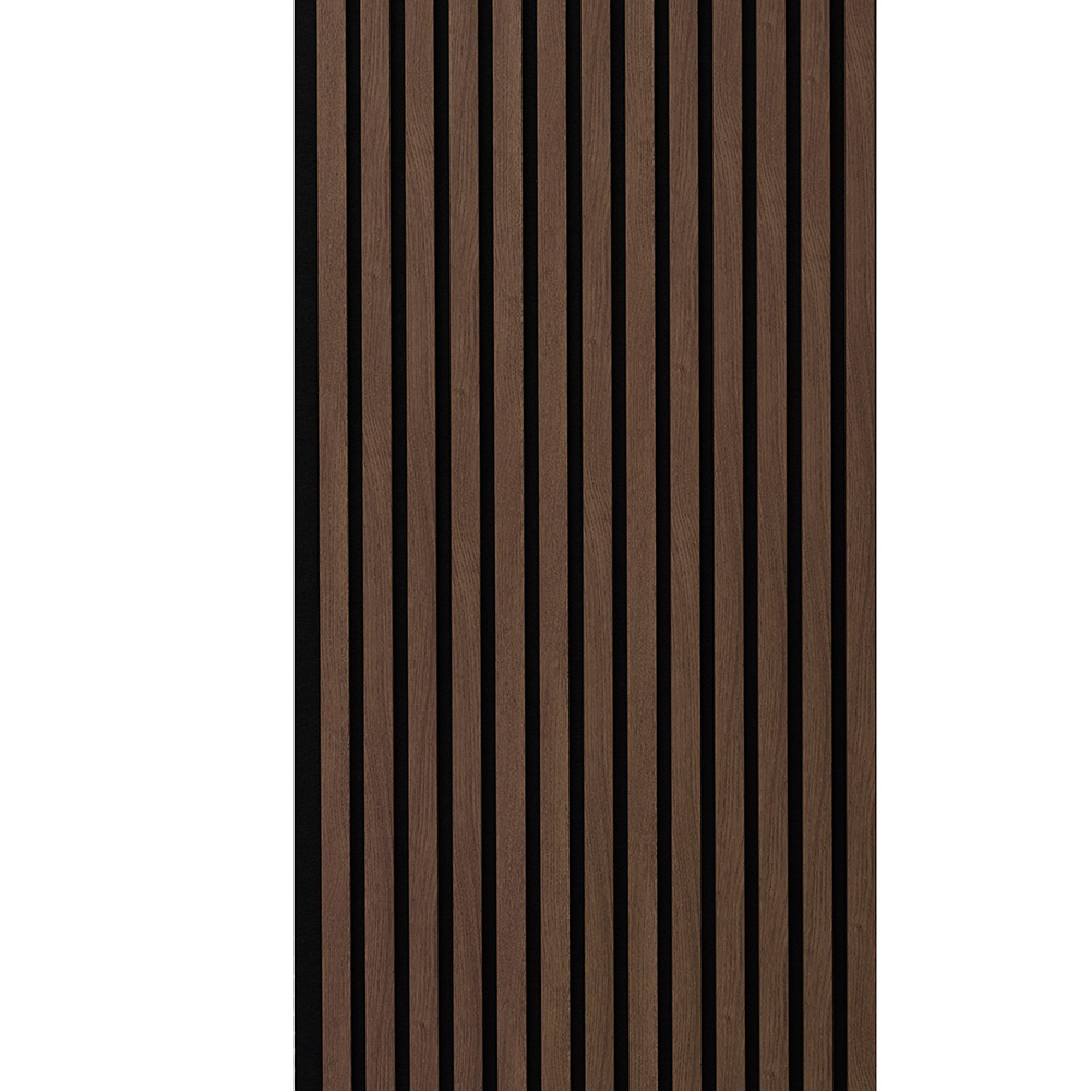 Akustikpanel Harmoni KASTANJ svart filt 2590x615x20 Kastanj