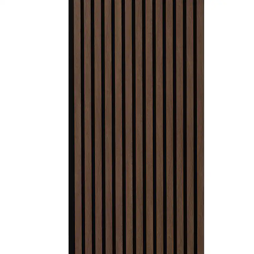 Akustikpanel Harmoni KASTANJ svart filt 2590x615x20 Kastanj