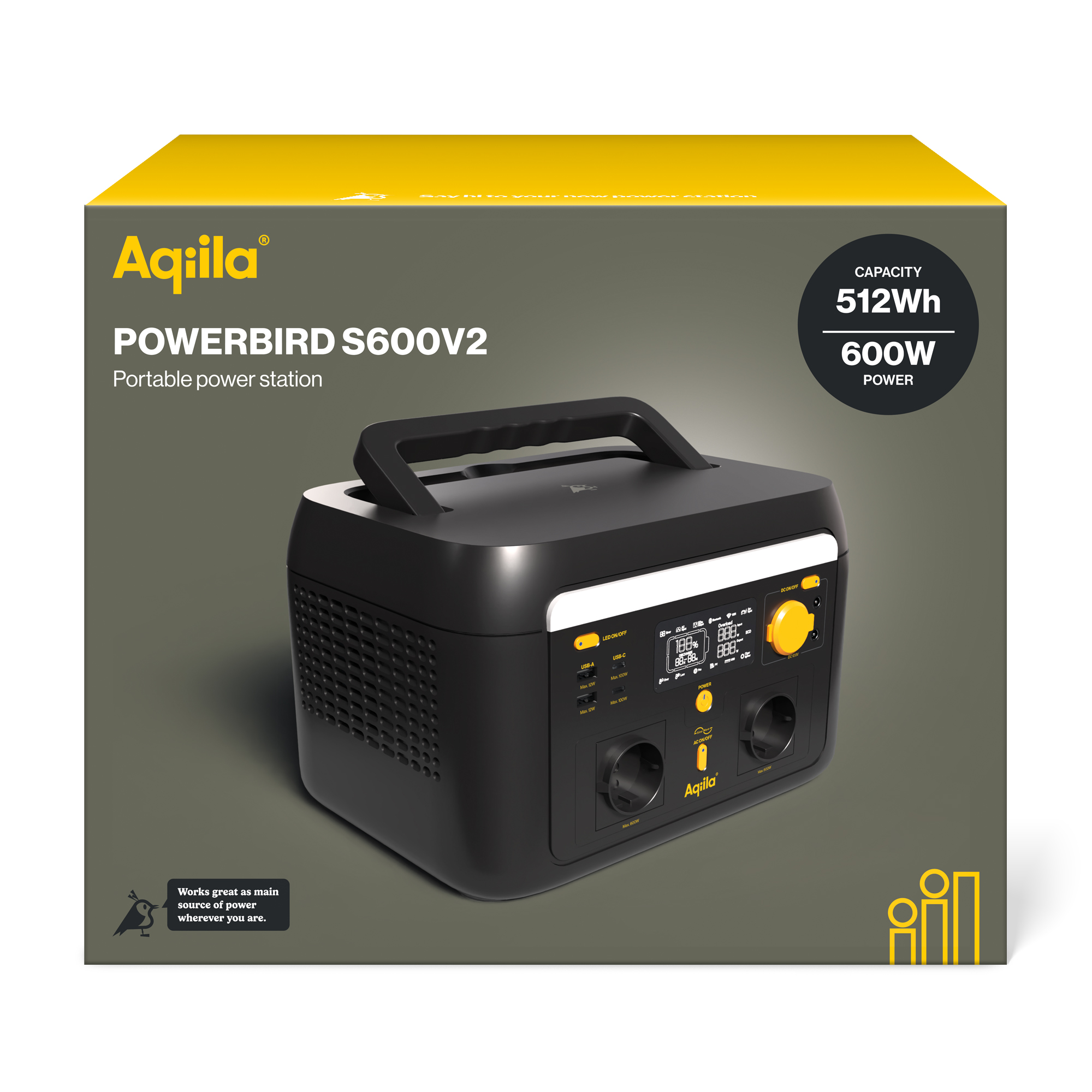 Powerstation Aqiila Powerbird 1000W
