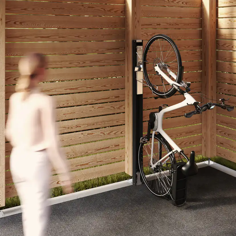 Cykelhållare BikeLift för Väggmontering Standard Mörkgrå