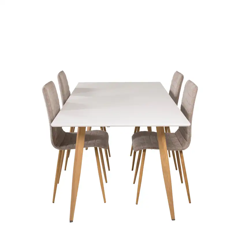 Matgrupp Venture Home Pobbie med 4 Walerina Stolar