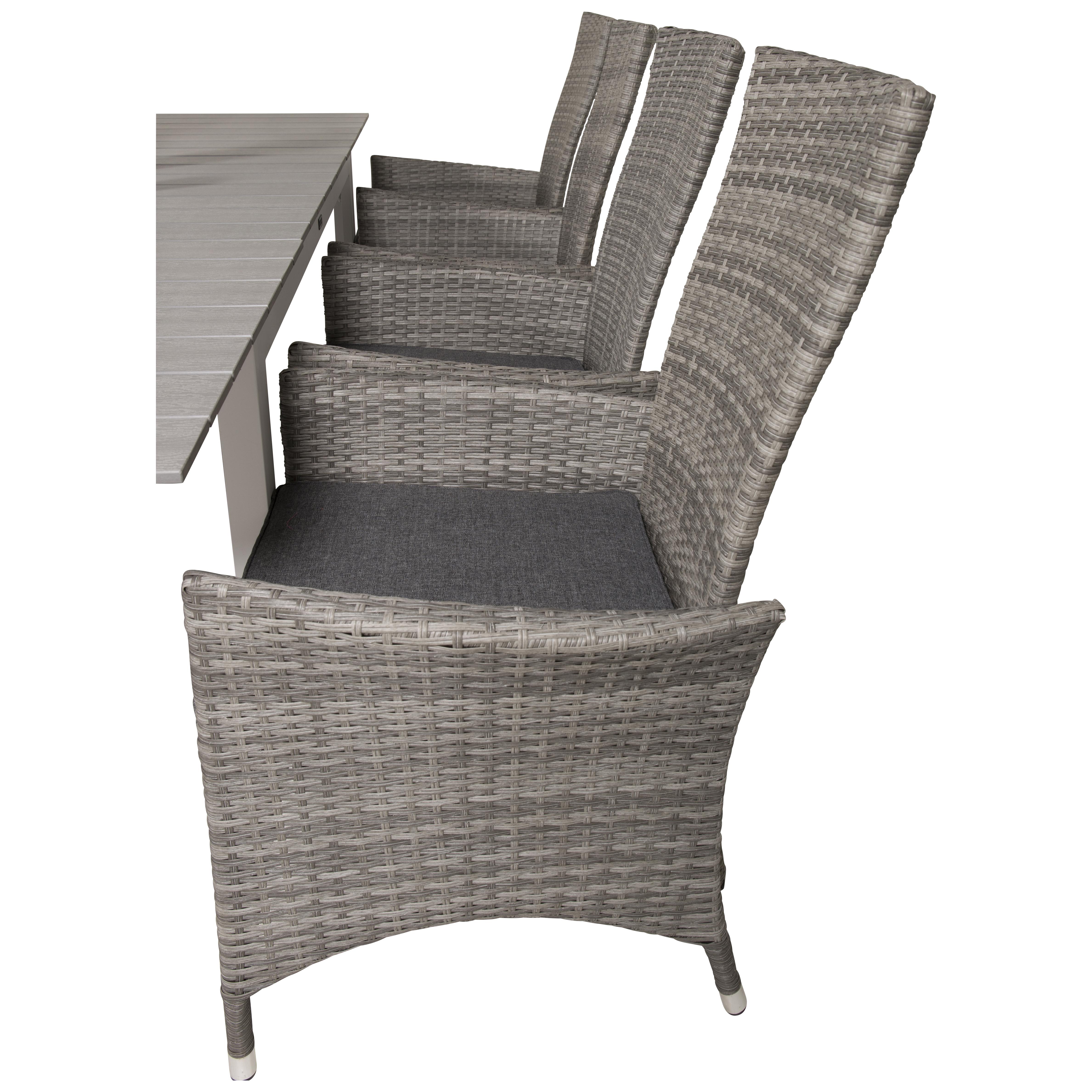 Matgrupp Venture Home Lova 160/240 med 8 Pishi Stolar