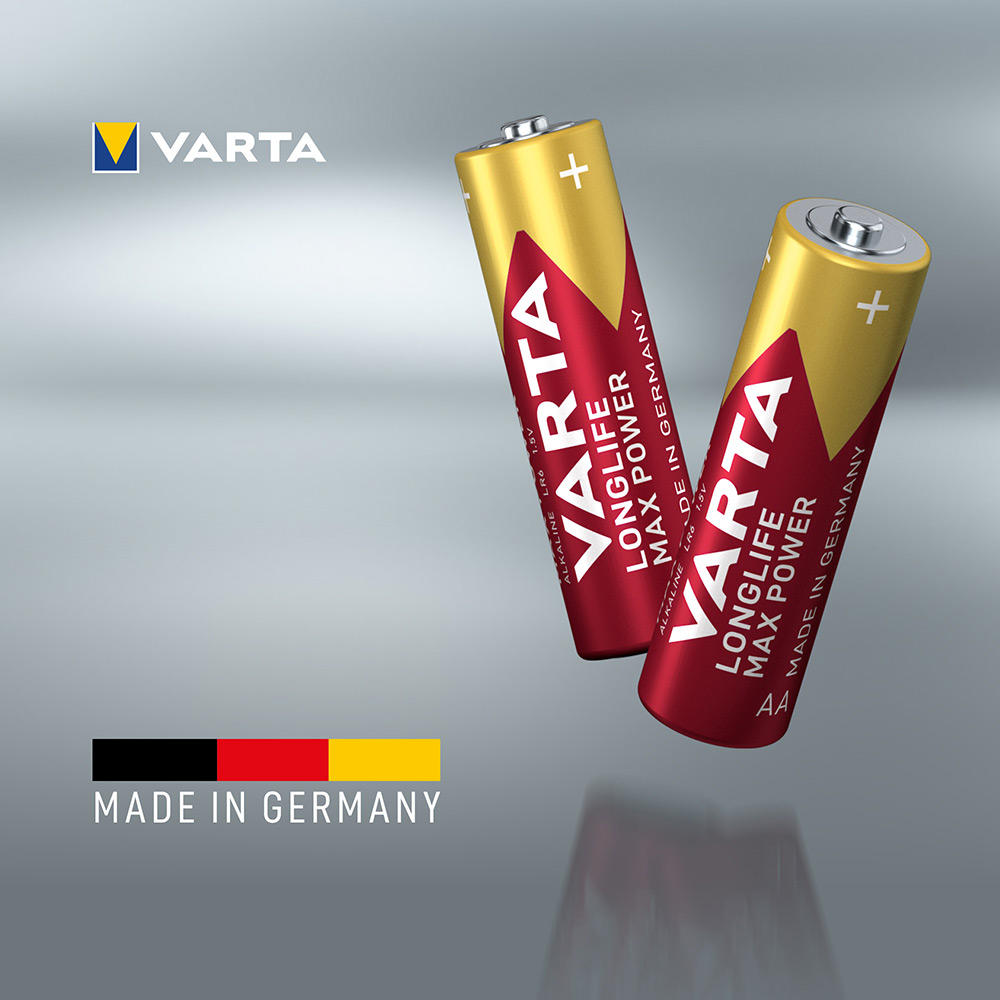 Batteri VARTA Alkaliska Max Power LR6/AA 4-Pack