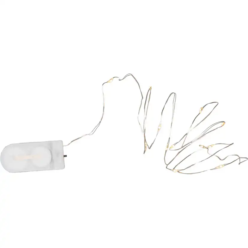 Ljusslinga Star Trading Dew Drop LED 12 Ljus Batteridriven