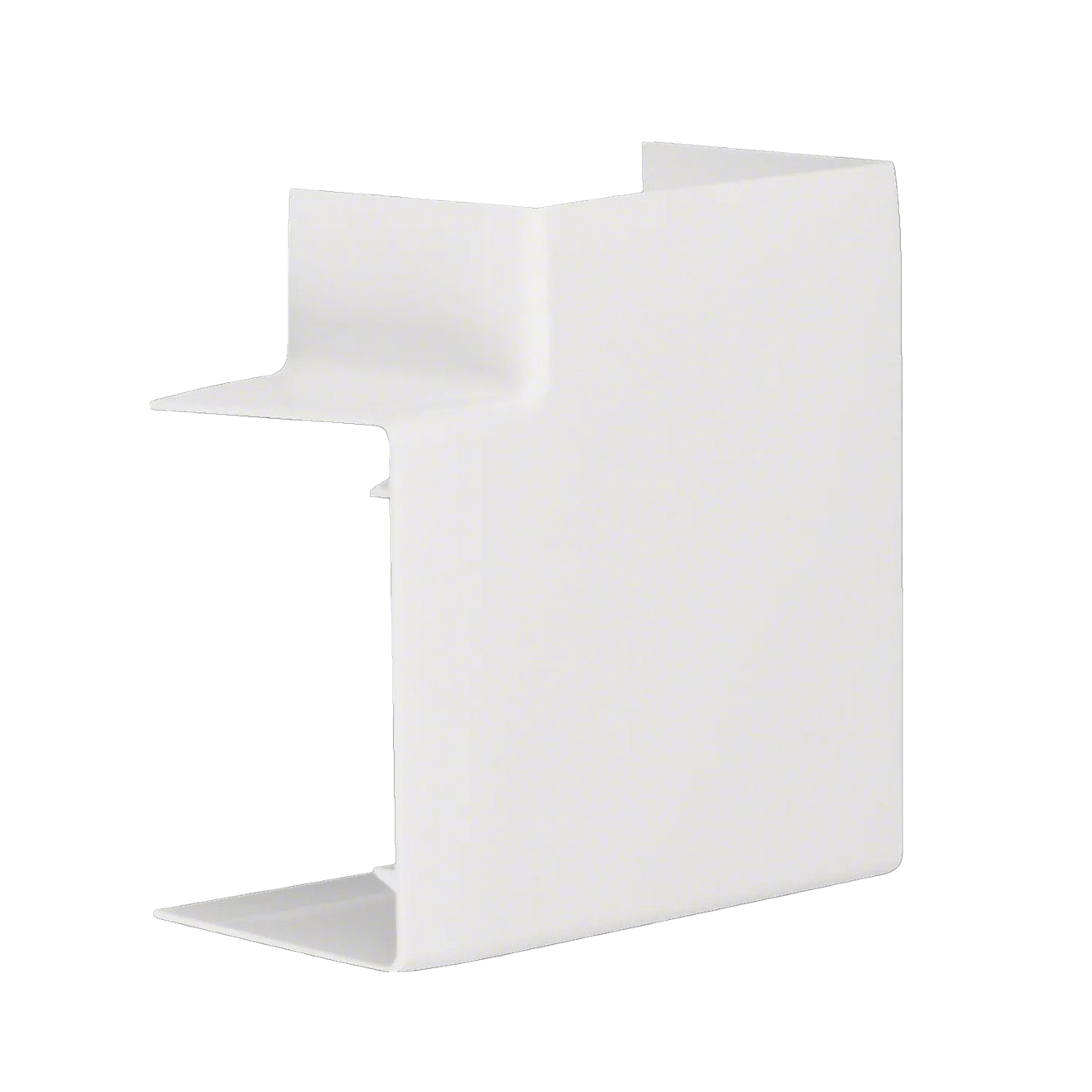 L-Vinkel till Matarkanal Hager Flexibel LF/LFH 60 x 90 mm Halogenfri Vit RAL 9016